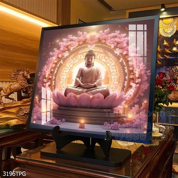 Tranh tranh trí tường phật giáo sang trọng