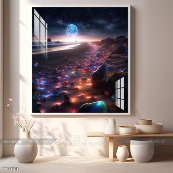 Tranh cá heo đại dương