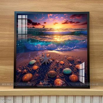 Tranh cá heo đẹp độc đáo