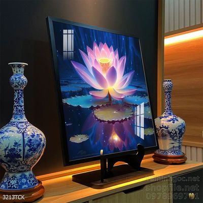 Tranh cá chép hoa sen