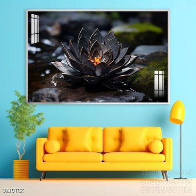 Tranh cá chép hoa sen cực đẹp