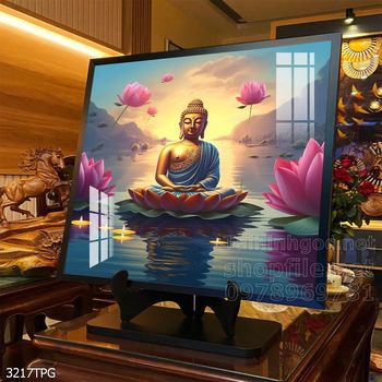 Tranh tranh trí tường phật giáo sang trọng