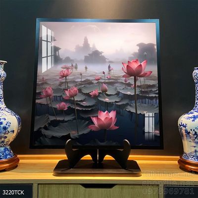 File tranh cá chép hoa sen mẫu mới nhất