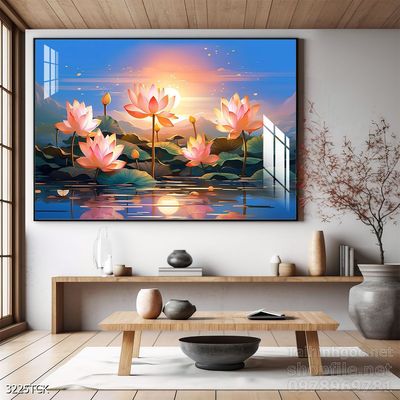 Tranh cá chép hoa sen treo tường mang nhiều ý nghĩa