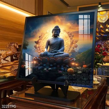 Tranh tranh trí tường phật giáo sang trọng