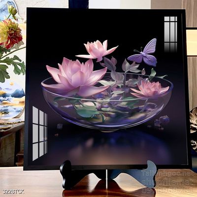 File tranh cá chép hoa sen mẫu mới nhất