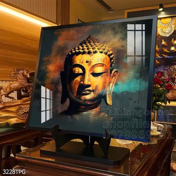 File tranh Phật giáo decor trang trí tường nhà phòng thờ