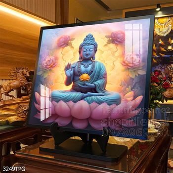 File tranh Phật giáo decor trang trí tường nhà phòng thờ