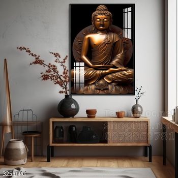 Tranh decor trang trí tường Phật giáo
