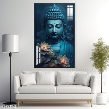 Tranh tranh trí tường phật giáo sang trọng