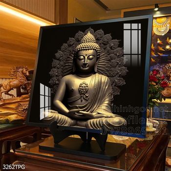 File tranh Phật giáo decor trang trí tường nhà phòng thờ