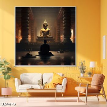 Tranh phật giáo decor trang trí tường phòng thờ