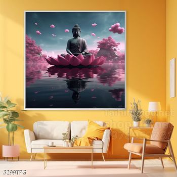 File tranh Phật giáo decor trang trí tường nhà phòng thờ