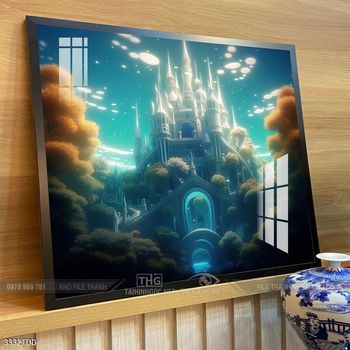 Tranh cá heo đẹp độc đáo