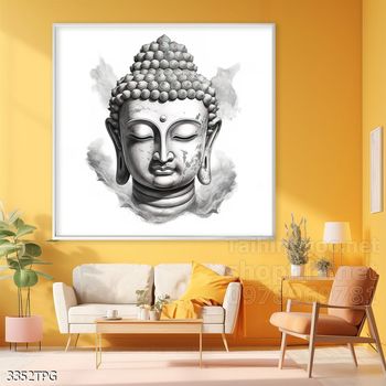 Tranh tranh trí tường phật giáo sang trọng