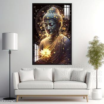 File tranh Phật giáo decor trang trí tường nhà phòng thờ