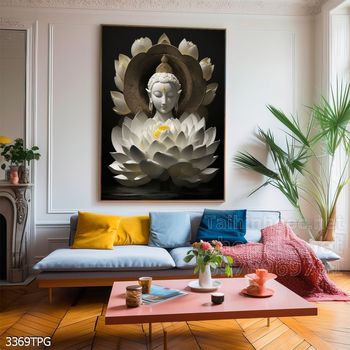 Tranh tranh trí tường phật giáo sang trọng