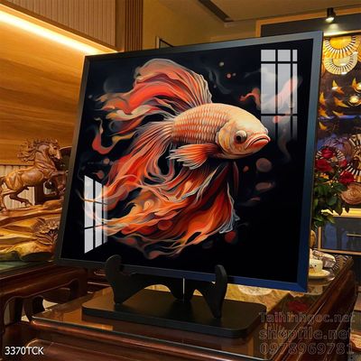 File tranh cá chép hoa sen mẫu mới nhất