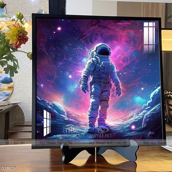 Tranh phi hành gia đẹp