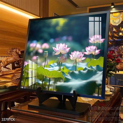 File tranh cá chép hoa sen mẫu mới nhất