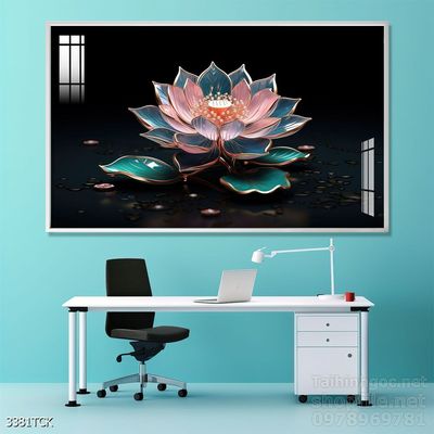 Tranh cá chép hoa sen