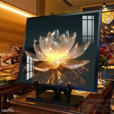 Tranh cá chép hoa sen treo tường mang nhiều ý nghĩa