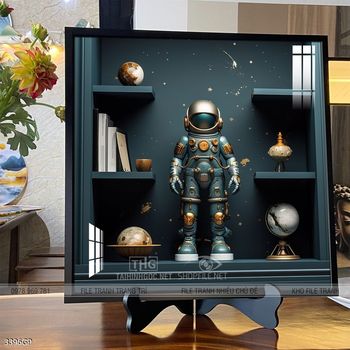 Tranh phi hành gia đẹp