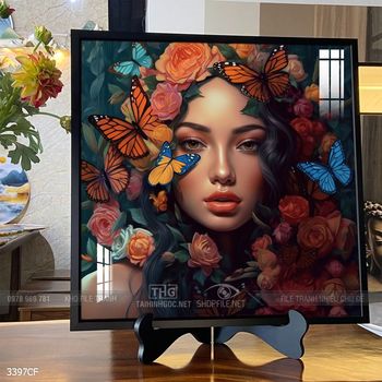 Tranh treo tường quán cafe, trà sữa đầy nghệ thuật