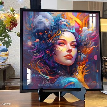 Tranh treo tường trang trí quán cà phê sang chảnh