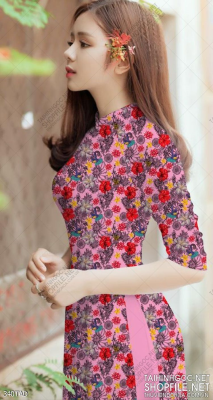 File tranh vải áo dài việt nam 340