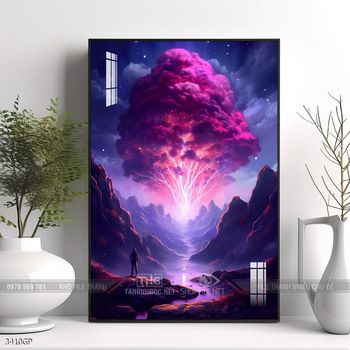 Tranh phi hành gia treo tường