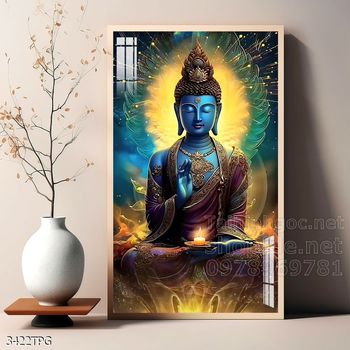 Tranh decor trang trí tường Phật giáo