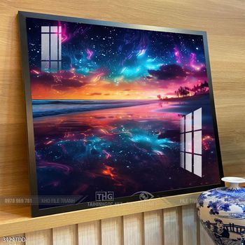 Tranh cá heo đại dương