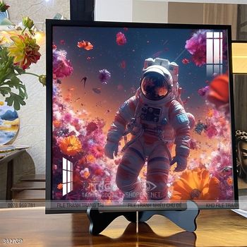 Tranh phi hành gia đẹp