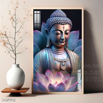 Tranh tranh trí tường phật giáo sang trọng