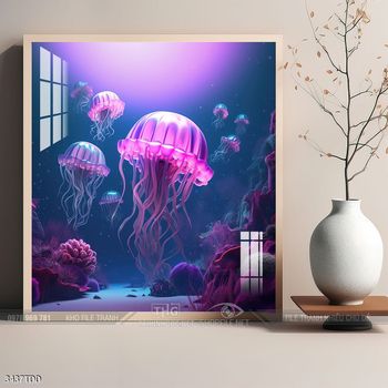 Tranh treo tường những chú cá heo đáng yêu