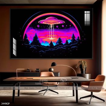 Tranh nghệ thuật phi hành gia treo tường