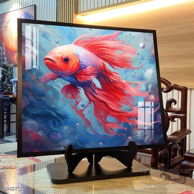 File tranh cá chép hoa sen mẫu mới nhất