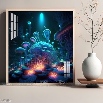 Tranh cá heo đẹp độc đáo