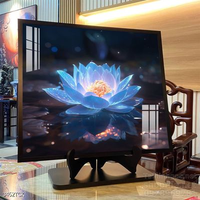 Tranh cá chép hoa sen nghệ thuật hiện đại