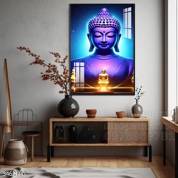 Tranh decor trang trí tường Phật giáo