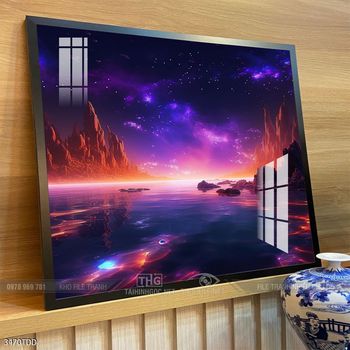 Tranh cá heo nghệ thuật độc đáo