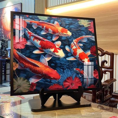 Tranh cá chép hoa sen treo tường mang nhiều ý nghĩa