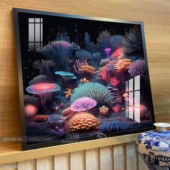 Tranh cá heo đại dương