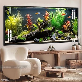 Tranh treo tường cá heo dễ thương