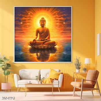 Tranh tranh trí tường phật giáo sang trọng