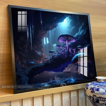 Tranh treo tường cá heo đại dương