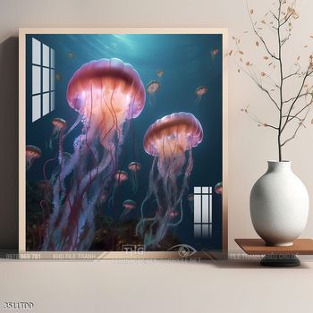 Tranh cá heo dưới lòng đại dương tuyệt đẹp