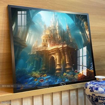 Tranh cá heo đẹp độc đáo