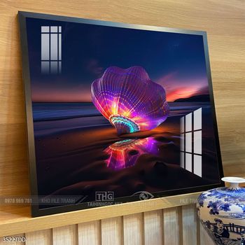 Tranh cá heo đẹp độc đáo